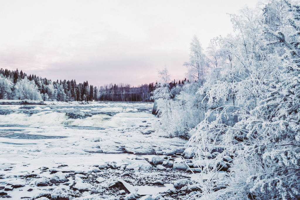 Vinterkörning i Norrland